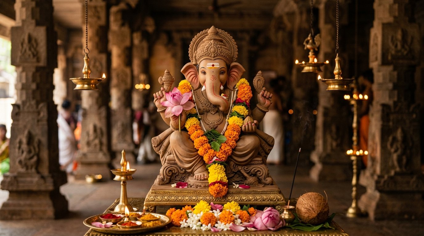 Vinayaka Chavithi 2026 Lord Ganesha devotional celebration